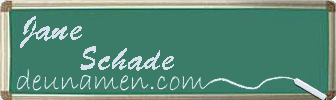 Jane Schade Visitenkarte